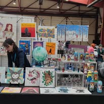Stand d'exposition de Corinne